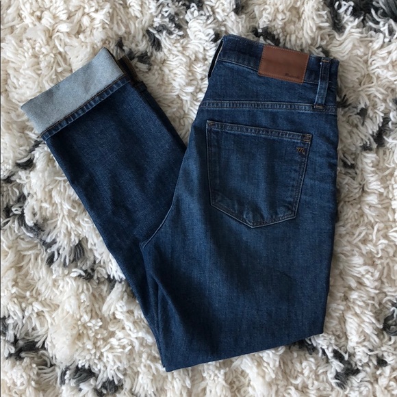 MADEWELL High Rise Slim Boyfriend 27” - Picture 2 of 4
